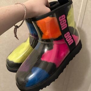UGG Womens Multicolor Rain Boots